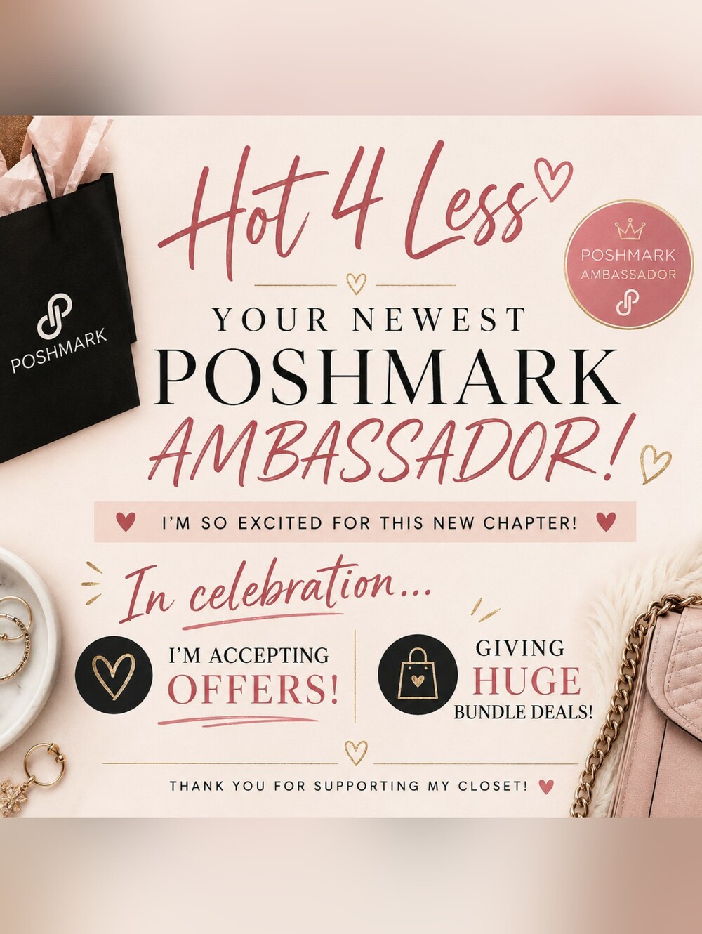 I AM A POSHMARK AMBASSADOR!
